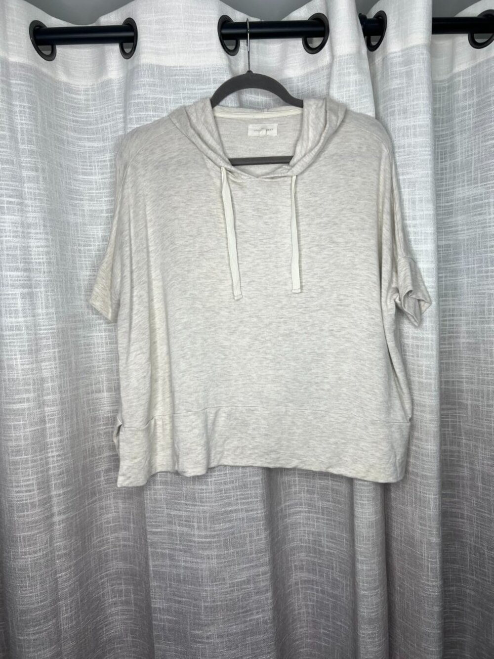Lou and Grey Beige Hooded Top